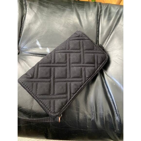 Vera Bradley Black Quilted Wristlet Wallet - Picture 2 of 3